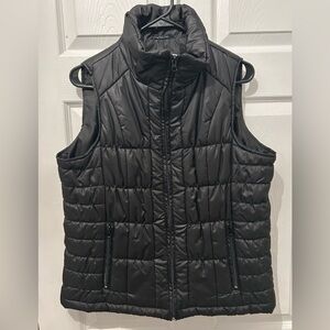 New York & Company Black Puffer Vest